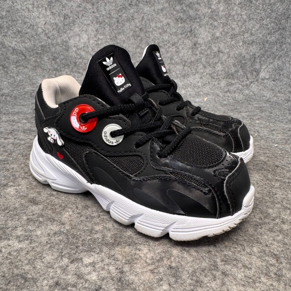 Adidas Hello Kitty Astir Originals Toddler Shoes Size 7.5 HQ1558 Black Sanrio